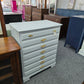 4 drawers blue/gray chest