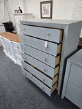 Solid wood Kincaid gray chest