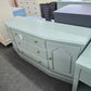 Solid wood BERNHARDT  teal cabinet