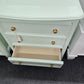 Minty green cute nightstand