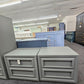 Thomasville green gray pair of nightstands