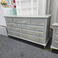 Broyhill gray dresser