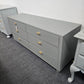 Solid wood green 6 drawers dresser