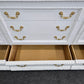 Gorgeous 12 drawers white carved dresser