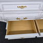 Thomasville white Distressed armoire