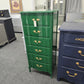 Dixie green lacquered lingerie chest