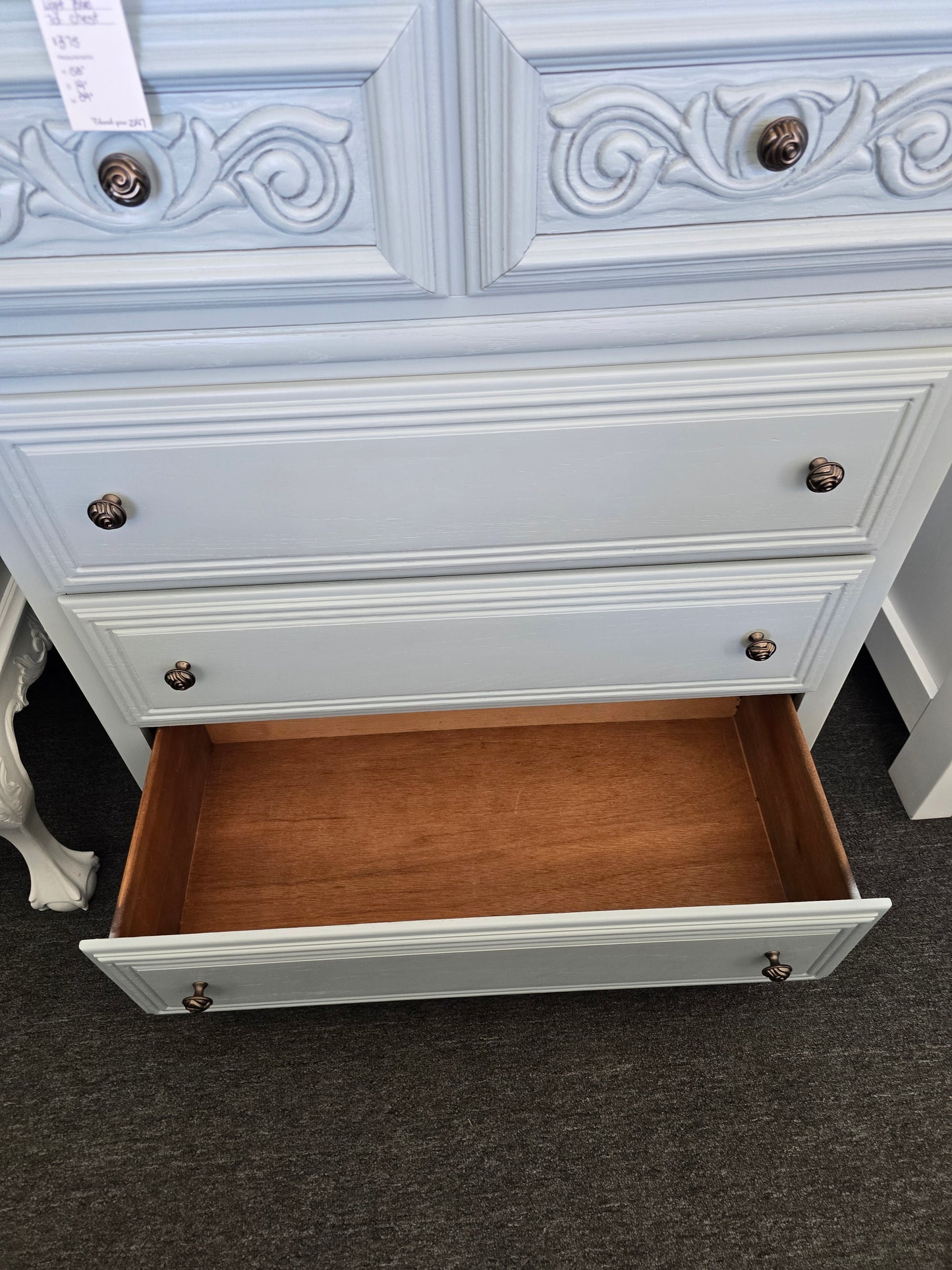 Style Mark light blue vintage chesy