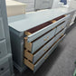 Rivers Edge teal 8 drawers dresser