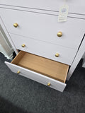 4 drawers pale pink chest