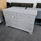 Ethan Allen gray dresser