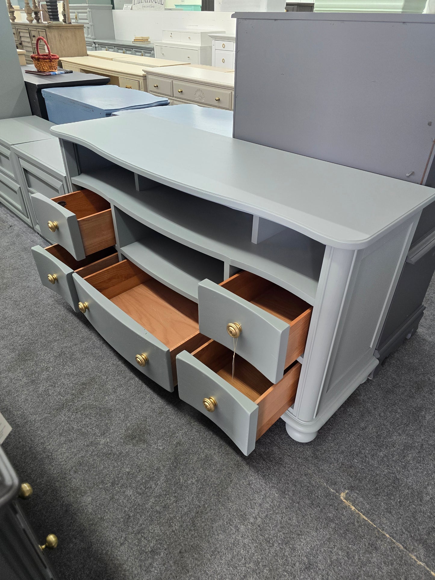 Stanley green tv stand