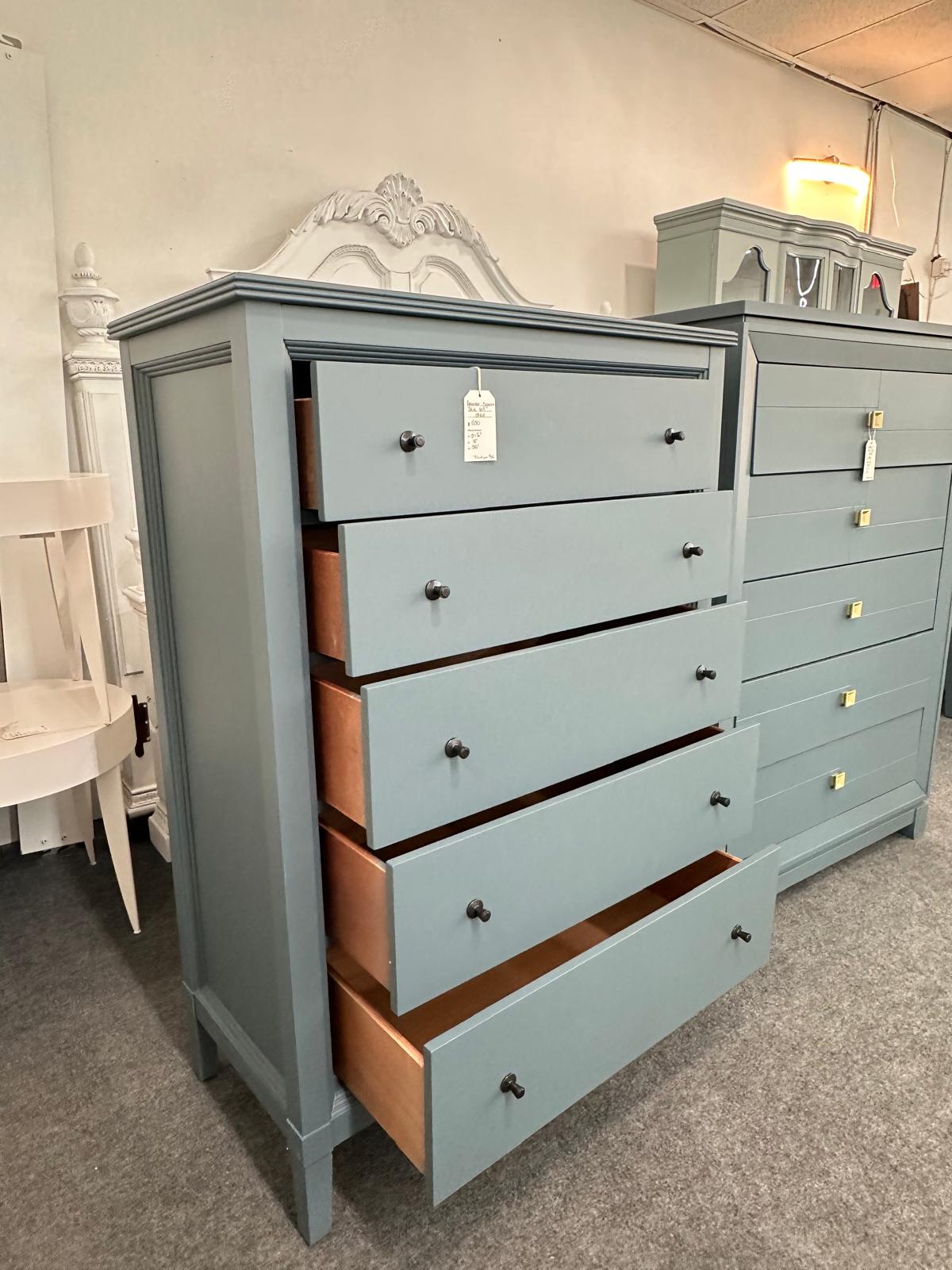 American Signature dark blue chest
