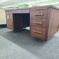 Solid wood MCM desk