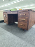 Solid wood MCM desk