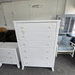 Super cute White lacquered chest