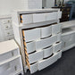 Havertys off white tall chest