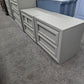 Thomasville green gray pair of nightstands
