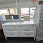 Stanley Regency white dresser