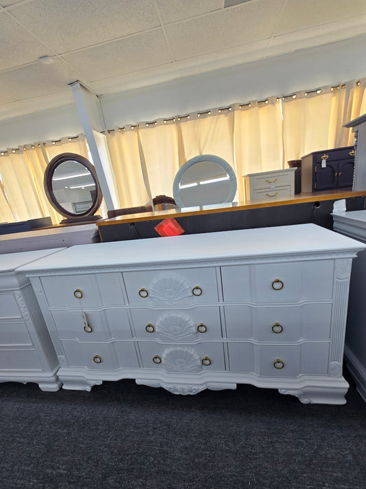 Kathy Ireland vintage white dresser