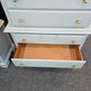 Kincaid solid wood tall gray chest