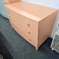 Forbidden City soft orange lacquered dresser