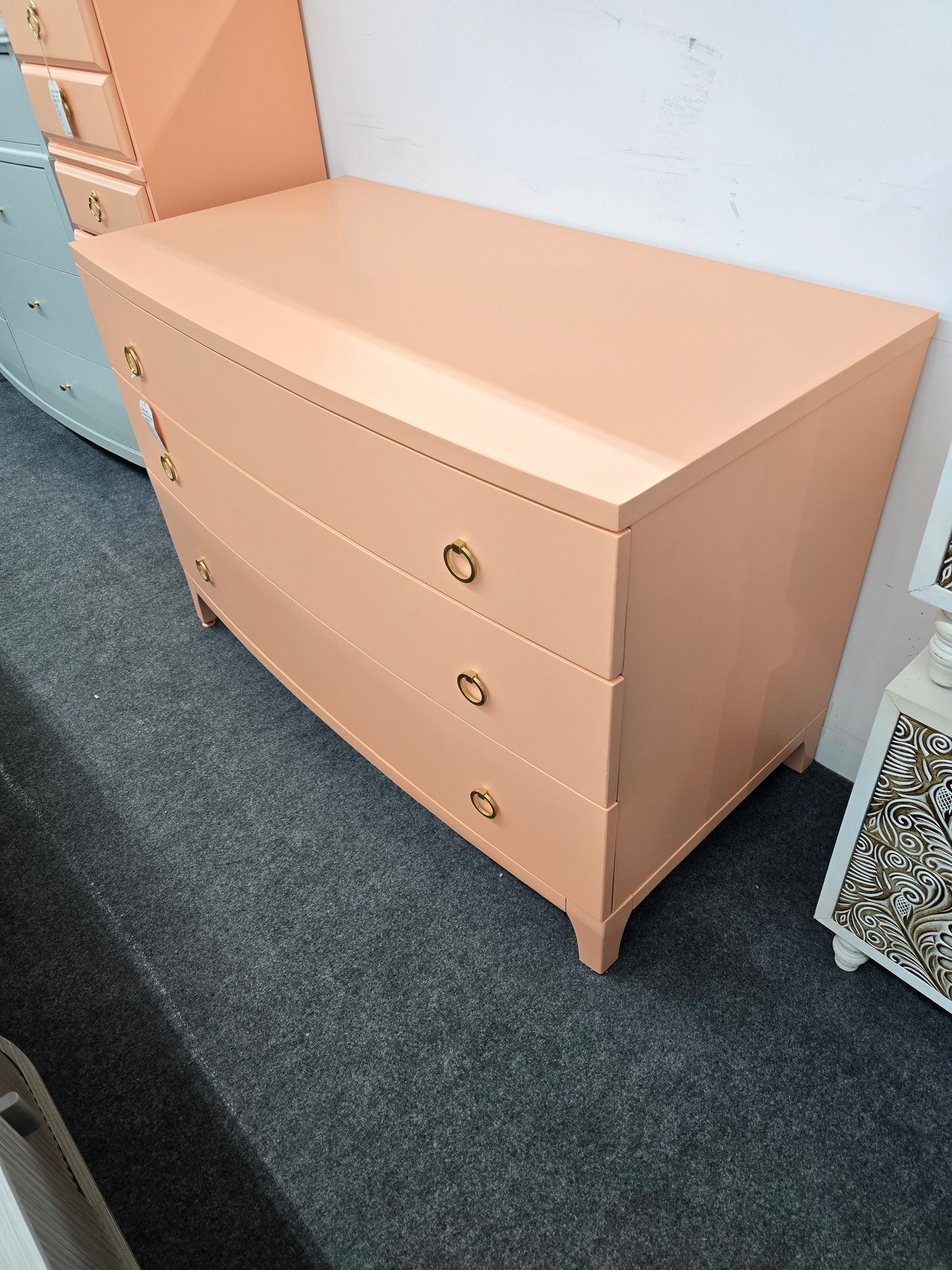 orange lacquer dresser happiness, orange dresser, citrus crush, orange dreams, 1960s, mod, preppy furniture, 1970s, boho, vintage vibes, love, dresser, nj nyc