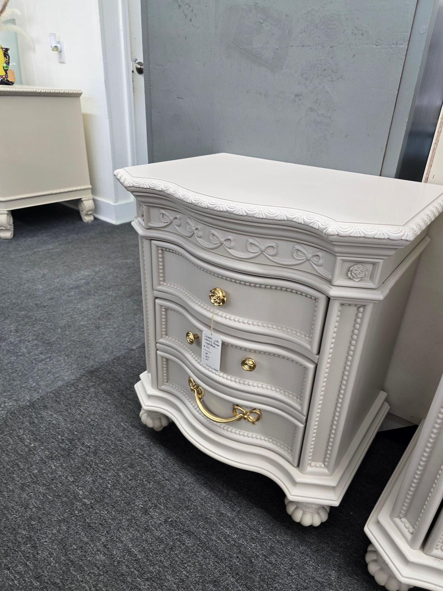Disney creamy princess nightstand