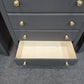 Graphite tall 6 drawers chest