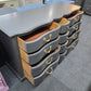 Drexel solid wood graphite serpentine dresser
