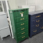 Dixie green lacquered lingerie chest