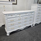 Super cute white 7 drawers dresser