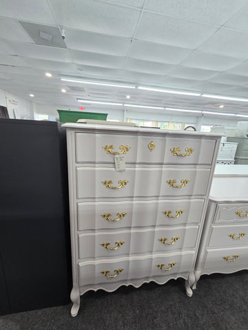 Pale pink french provincial chest