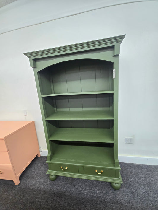 Solid wood secret garden bookshelf