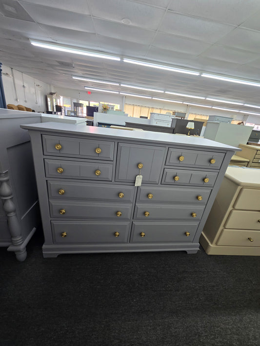 Bassett gray big dresser