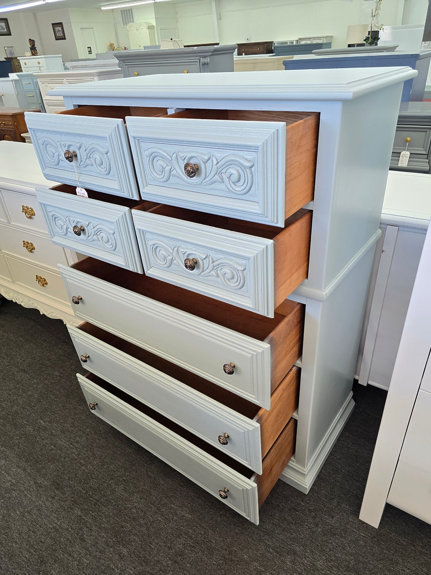 Style Mark light blue vintage chesy