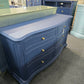 Super cute 6 drawers navy blu3 dresser