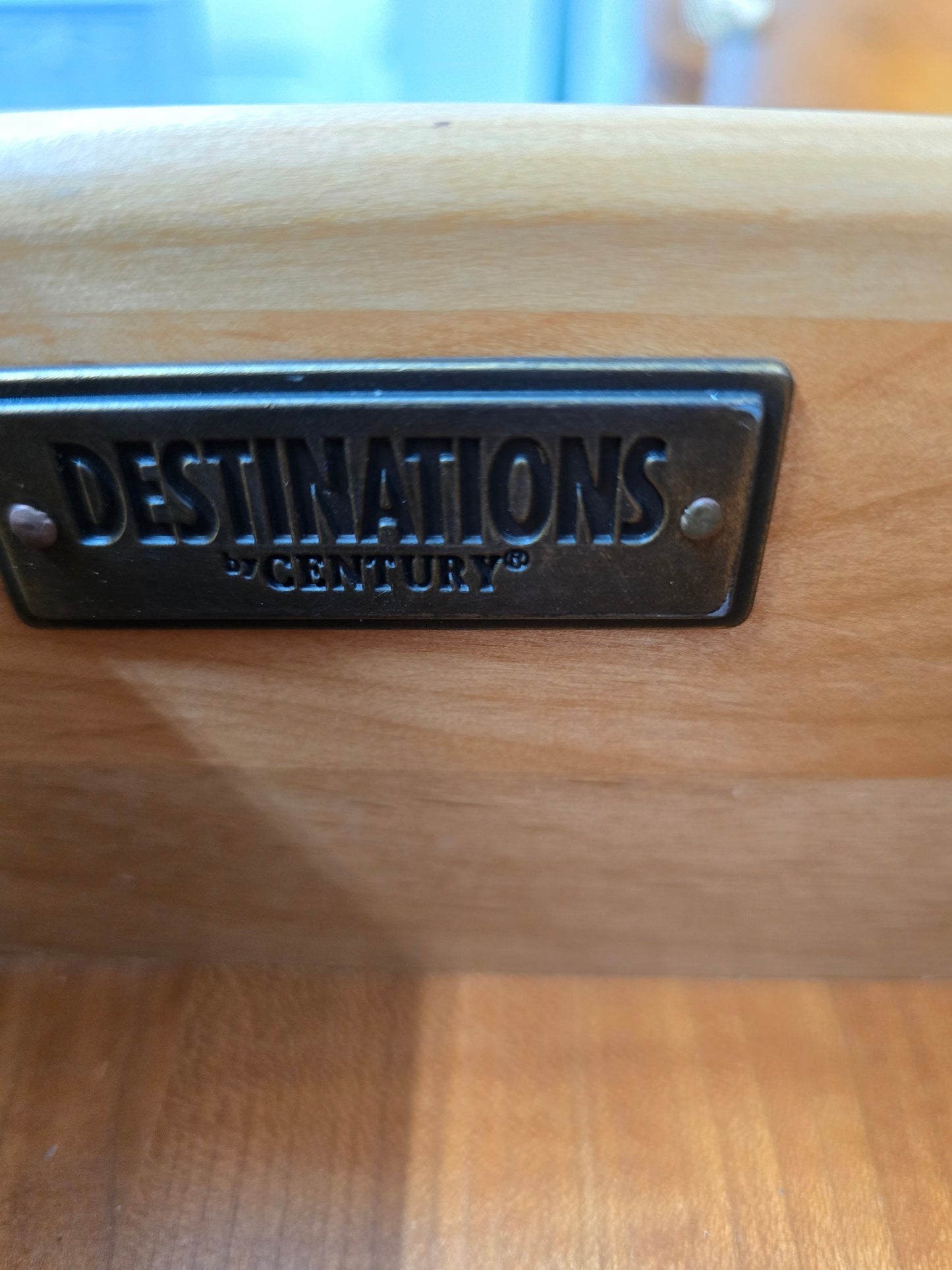 Century destinations solid wood double  chest creamy