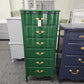 Dixie green lacquered lingerie chest