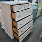 Pulaski pale pink chest of drawers