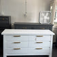 6 drawers Sitcom white dresser