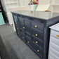 Cindy Crawford dark blue Lacquered dresser