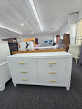 6 drawers white dresser