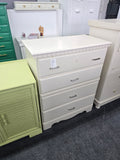 4 drawers cream chest