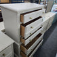 Vintage beige tall chest