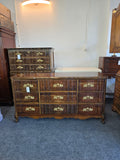 French provincial solid wood dresser