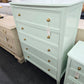 Minty green super cute chest of drawers