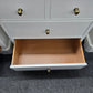 Thomasville  lacquered alabaster pair of nightstands
