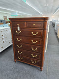 Solid wood 6 drawers chest