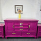 Gorgeous pink lacquered dresser
