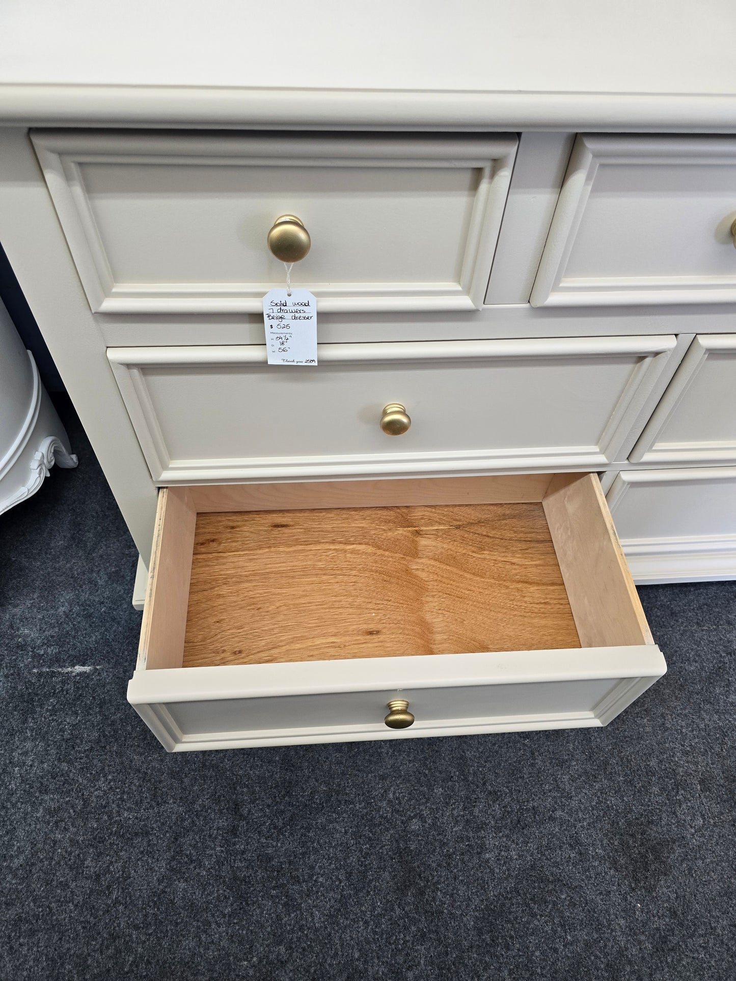 Young America beige dresser